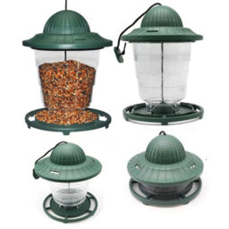 Hanging Bird Feeder, Plastic Feeding Station For Garden Wild Birds - thumbnail 5