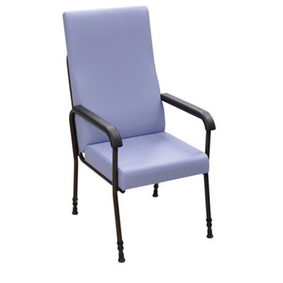 Loops Height Adjustable Ergonomic Lounge Chair With High Back Support In Blue - image 1