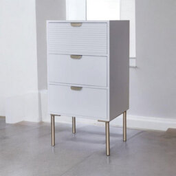 Minster Chest Of Drawer - Wood - L30 X W40 X H75 Cm - White - thumbnail 3