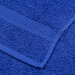 Berkfield Guest Towels 4 Pcs Blue 30X50 Cm 360 Gsm 100% Cotton - thumbnail 6