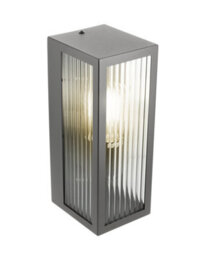 CGC Lighting Cgc Outdoor Outside Wall Light Bevelled Glass Black E27 Traditional Security Porch - thumbnail 6