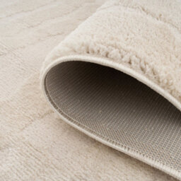 Loomed Cream Beige Living Velvety Soft Rug 80X150Cm - thumbnail 4