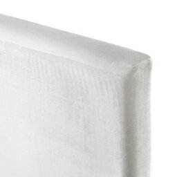 Beliani Bed Velvet Fitou 180 X 200 Cm (Eu Super King) White - thumbnail 8