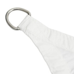 Berkfield Sunshade Sail Oxford Fabric Rectangular 2X5 M White - thumbnail 5
