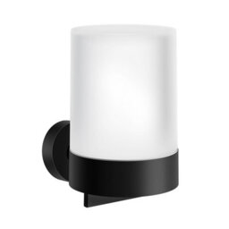 Smedbo Frosted Glass 150Ml Soap Dispenser With Round Wall Mount