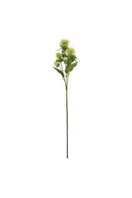Vibrant Green Safflower Spray For Elegant Floral Decor - image 1