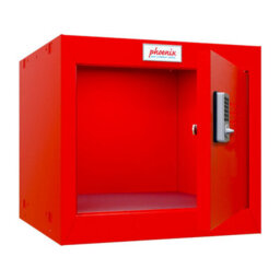 Phoenix Safe Company Phoenix Cl0344Rre Size 1 Red Cube Locker With Electronic Lock - thumbnail 2