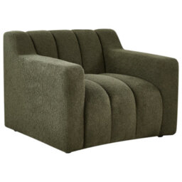 Beliani Armchair Agerup Boucle Dark Green - thumbnail 4