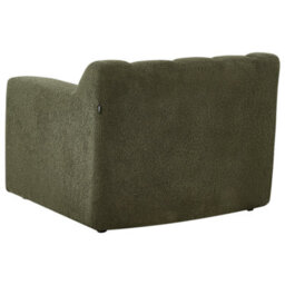 Beliani Armchair Agerup Boucle Dark Green - thumbnail 6
