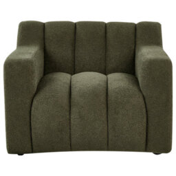 Beliani Armchair Agerup Boucle Dark Green - thumbnail 5
