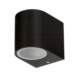 CGC Lighting Cgc Black Small Curved Single Spotlight Outdoor Garden Wall Porch Patio Light - thumbnail 3