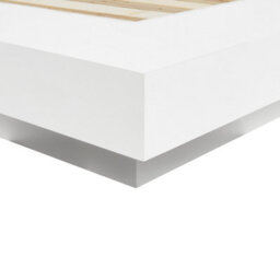 Beliani Bed Zen 180 X 200 Cm (Eu Super King) White - thumbnail 8