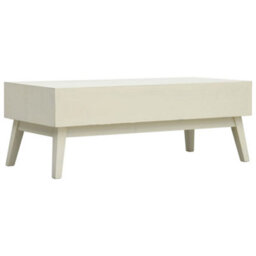 Walplus Coffee Table With 2 Drawers Carving Grey 110X50X40 Cm Wood - thumbnail 4