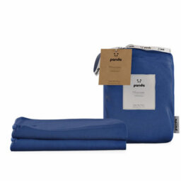 Panda London 100% Bamboo Bedding Pillowcases Deep Sea Navy