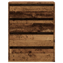 Berkfield Corner Chest Of Drawers Old Wood 60X41X76 Cm Engineered Wood - thumbnail 4