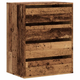 Berkfield Corner Chest Of Drawers Old Wood 60X41X76 Cm Engineered Wood - thumbnail 2