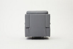 Home Detail Theo High Back Recliner Armchair Grey Pu Faux Leather - thumbnail 4