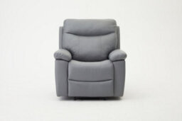 Home Detail Theo High Back Recliner Armchair Grey Pu Faux Leather - thumbnail 3