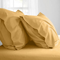 Ameha Pillowcase Pair Ochre Microfiber Pillowcase-Soft Envelope Closure Pillowcase, Machine Washable Bedding Pillow Cover 50X75Cm - thumbnail 8