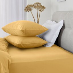 Ameha Pillowcase Pair Ochre Microfiber Pillowcase-Soft Envelope Closure Pillowcase, Machine Washable Bedding Pillow Cover 50X75Cm - thumbnail 7