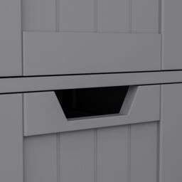 Lassic Hayle Matt Grey Bathroom Drawer Cabinet (H) 810mm (W) 300mm (D) 30Cm - thumbnail 3