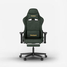 Flexispot Adjustable Reclining Gaming Chair With Footrest In Forest Green - thumbnail 8