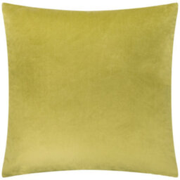 Paoletti Evoke Cut Velvet Polyester Filled Cushion, Olive, 55 X 55Cm - thumbnail 2
