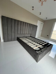 Stratus Interiors Expansa Extra Wide Hotel Style Panelled Bed Frame Cream - Non Storage - King - thumbnail 4