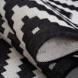 The Rugs Ecology Collection Outdoor Rugs In Black  100Bl - thumbnail 9