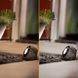 Xample Koda Solar Led Rock Spotlights 2 Pack, 25 Lumen Each, Warm & Cool White, Weather Resistant Garden Lights With Solar Panel - thumbnail 6