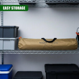 Geezy Camping Canopy Tarp Kit Portable Rain Fly Waterproof Sun Shade Hammock Cover - thumbnail 9