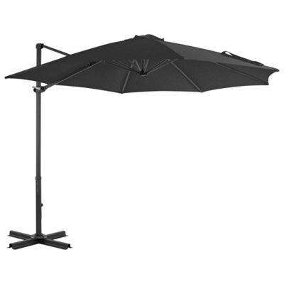 Walplus Cantilever Garden Parasol With Aluminium Pole Anthracite 300 Cm - image 1