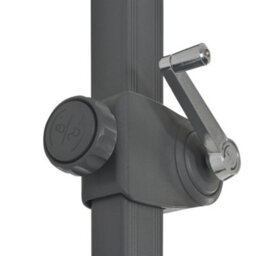 Walplus Cantilever Garden Parasol With Aluminium Pole Anthracite 300 Cm - thumbnail 6