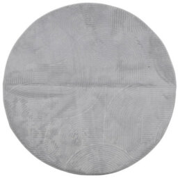 Berkfield Rug Iza Short Pile Scandinavian Look Grey Size  100 Cm - thumbnail 2