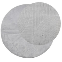 Berkfield Rug Iza Short Pile Scandinavian Look Grey Size  100 Cm - thumbnail 3