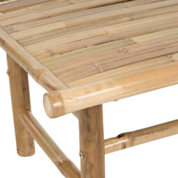 Beliani Garden Coffee Table Todi 45 Cm 80 Cm Bamboo Brown - thumbnail 6
