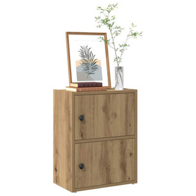 Berkfield Bookcase Artisan Oak 40X24X52 Cm Engineered Wood - image 1