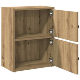 Berkfield Bookcase Artisan Oak 40X24X52 Cm Engineered Wood - thumbnail 5