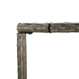 Berkfield 5 Piece Garden Bar Set With Cushions Grey Poly Rattan - thumbnail 8