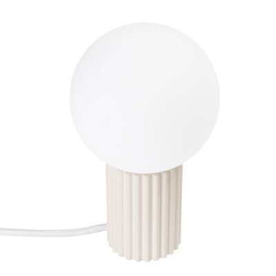 Luminosa Lighting Luminosa Halo Globe Table Lamp Beige 1X G9 - image 1