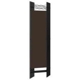 Vidaxl 6-Panel Room Divider Brown 240X180 Cm Room Dividers - thumbnail 4