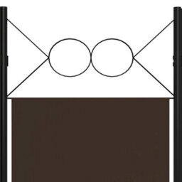 Vidaxl 6-Panel Room Divider Brown 240X180 Cm Room Dividers - thumbnail 5