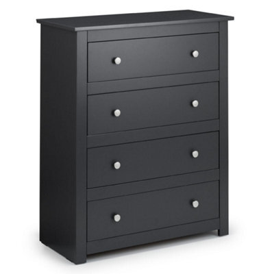 Oakham Premium Hawthorne 4 Drawer Chest - Anthracite - image 1