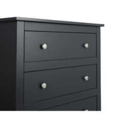 Oakham Premium Hawthorne 4 Drawer Chest - Anthracite - thumbnail 5