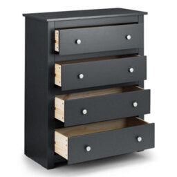 Oakham Premium Hawthorne 4 Drawer Chest - Anthracite - thumbnail 2