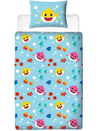 Baby Shark Rainbow Single Duvet Cover And Pillowcase Set - thumbnail 2