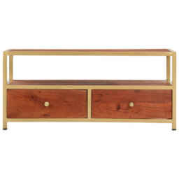 Berkfield Vintage Coffee Table 90X50X40 Cm Solid Acacia Wood - thumbnail 3