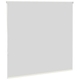 Berkfield Roller Blind Blackout Off White 165X130 Cm Fabric Width 161.6 Cm Polyester - thumbnail 4