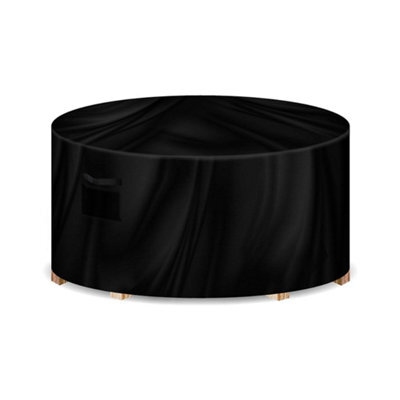 Gracious Gardens Round 190X80Cm Outdoor Patio Waterproof Garden Furniture Cover, Weatherproof Table & Chair Set Protector - image 1