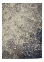 Charcoal Ivory Luxurious Modern Abstract Rug Easy To Clean Dining Room-201Cm X 290Cm - thumbnail 9